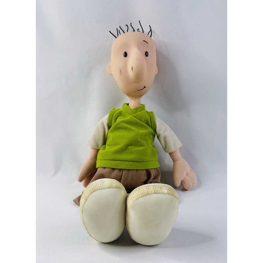 Disney Vintage Mattel Nickelodeon 18”Doug Funny Vinyl Head Plush Body Doll